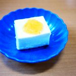きょうのおやつは、ミルクのムースでした。