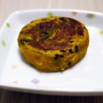 きょうのおやつは、かぼちゃおやきです。