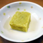 きょうのおやつは、いもようかんでした。