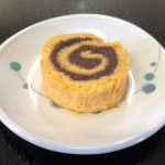 ２月５日土曜日　きょうのおやつは、ゆずタルト（郷土のお菓子・愛媛県）でした。