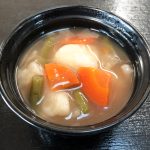 12月3日土曜日　きょうのおやつは、すいとんでした。