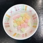 1月17日火曜日　きょうのおやつは、郷土のお菓子・繭玉（関東～東北）でした。