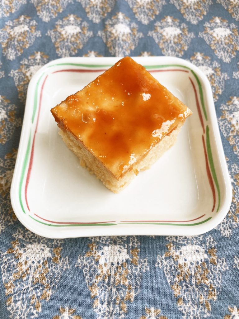 4月5日水曜日　きょうのおやつは、焼きまんじゅう（群馬の郷土菓子）でした。