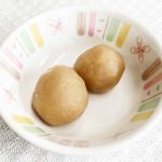 4月7日金曜日　きょうのおやつは、コーヒーくずもちでした。
