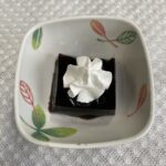 2月19日月曜日　きょうのおやつは、コーヒーゼリーでした。