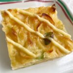 1月21日火曜日　きょうのおやつは、ねぎ焼きでした。