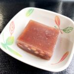 4月10日木曜日　きょうのおやつは、小倉かんでした。